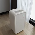 White Air Purifier Daily Use Appliance With Digital Display And Modern Design