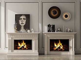 Jane's Fireplace 3d model