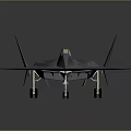 Advanced Modern Fighter Jet With Sleek Stealth Design And Aerodynamic Shape