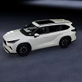 White Modern SUV With Sleek Exterior Black Wheels And Sunroof Design