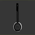 Sleek Modern Over Ear Headphones With Black Headband And White Ear Cushions Design