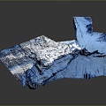 Geography, topography, mountain shape, ridge, ridge, valley, mountain range, canyon, geomorphology, mountain peak, mountain body 3d model