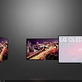 LG OLED TV Display With Sleek Design And Vibrant Image Showcase