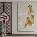 New Chinese Decorative Painting 3d model