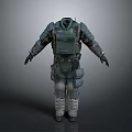 Tactical Military Body Armor With Protective Plates And Utility Pockets