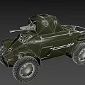 Classic Vintage Wheeled Military Tank With Green Body Insignia And Number 231