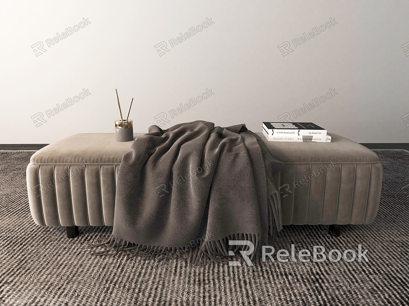 Couch chair stool stool towel blanket model