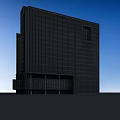 Contemporary High Rise Office Building Featuring Glass Curtain Wall And Modern Architecture