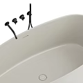 Modern Freestanding Bathtub With Multiple Color Options Black Faucet Design