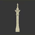 Scenic Classical Beige Stone Archway With Intricate Carved Architectural Design Elements