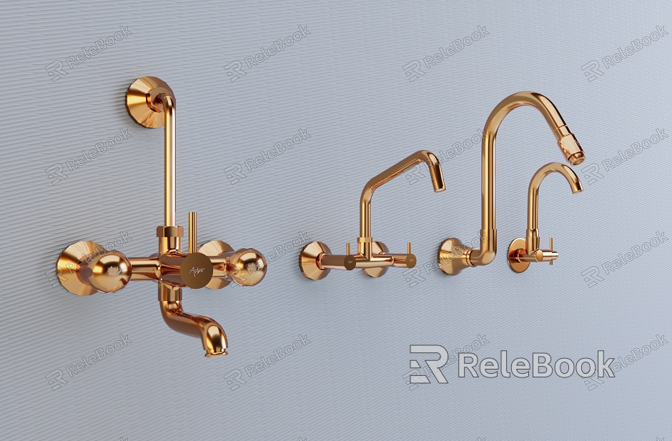 Light luxury faucet hot and cold faucet model