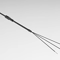 Industrial Equipment Slender Rod Structure With Multiple Thin Prongs For Precision Sensing Applications