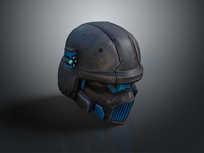 Sci-Fi Helmet Alien Helmet-Helmet High Tech Helmet Game Helmet 3d model