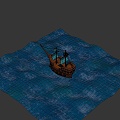 pirate ship 3d model