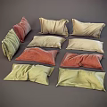 Multicolored Decorative Throw Pillows With Soft Textures For Home Sofa Decor