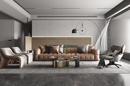 The Silent Living Room 3d model