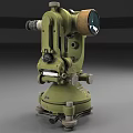 Professional Green Industrial Surveying Instrument With Metal Base And Telescope Component