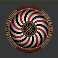 Medieval Shield Ancient Shield Shield Shield Defensive Weapon Ancient Shield Iron Shield Protective Shield Wooden Shield 3d model