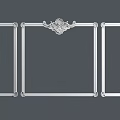 Six Different Styles of Gypsum Molding Frames for Home Interior Decoration