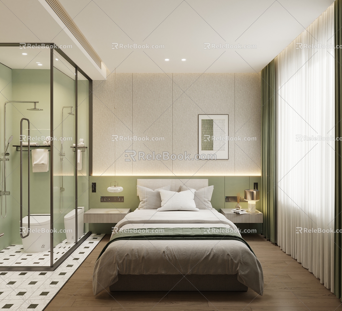 Hotel Rooms Rooms Rooms 3d model