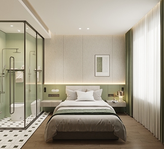 Hotel Rooms 3d model