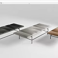 Modern Bed End Stool Minimalist Bed End Stool 3d model