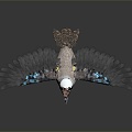 Modern Birds Birds 3d model