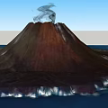 Volcano 3d model
