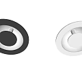 Modern Black And White Recessed Downlights With Sleek Design For Home Ceiling
