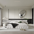 Modern Bedroom Home Master Bedroom 3d model