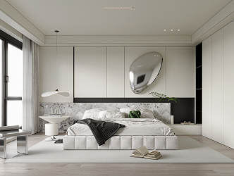 Modern Bedroom Home Master Bedroom 3d model