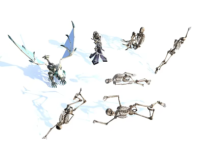 Figure Skull Man 3d model