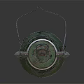 Vintage Kerosene Lantern Green Rustic Design With Weathered Finish Classic Style Home Decor Accent