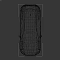 Gray Sporty SUV With Sleek Exterior Design And Black Wheels On Orange Background