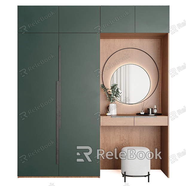 Modern wardrobe dresser model