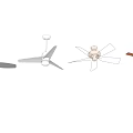 Stylish Ceiling Fans With Various Blade Colors And Built In Lights For Modern Interiors