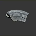 Blue Decorative Household Item With Curved Wave Pattern And Layered Texture