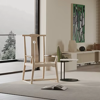 modern leisure chair 3d model