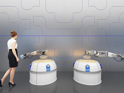 Modern Retail Display Shelves With Metal Frame And Glass Doors For Product Showcase In Stores 3d model