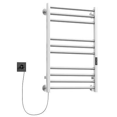 Stainless Steel Modern Wall Mounted Electric Towel Rack For Drying Towels 3d model