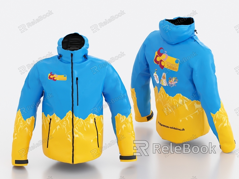 Down jacket, charge clothing, Olympic team clothing model