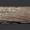 Natural Rustic Wooden Stump With Textured Surface And Small Middle Holes