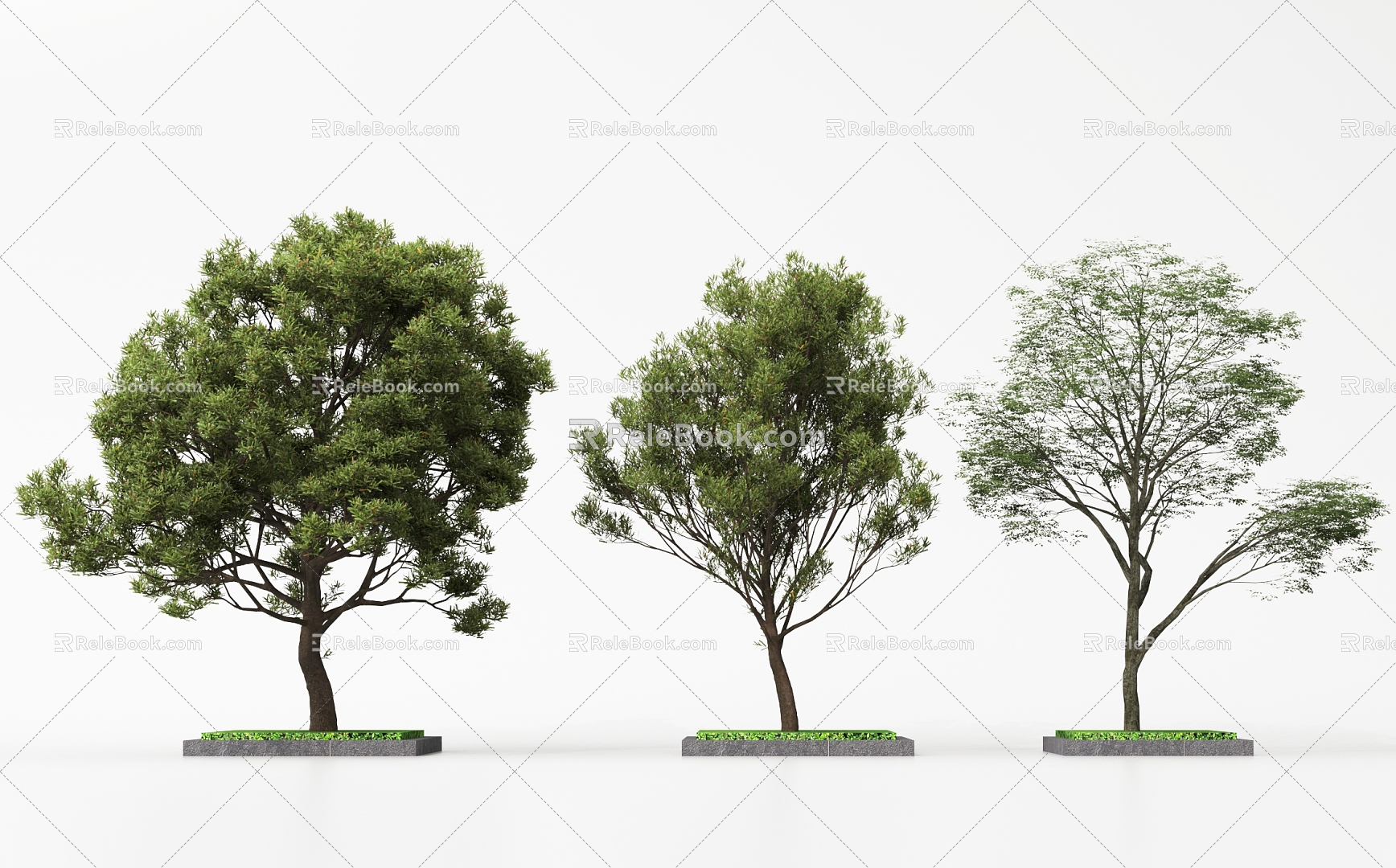 Landscape Trees Garden Trees Trees Trees 3d model