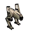 Advanced Armored Military Weapon Mechanical Dog With Four Legged Combat Design