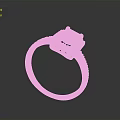 Golden Ring With Square Gemstone And Diamond Accents On Decorative Band