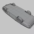 Copper Colored Vintage Sports Car With Streamlined Body And Retro Wheels