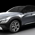 Stylish Modern Silver SUV With Streamlined Body Black Roof And Alloy Wheels