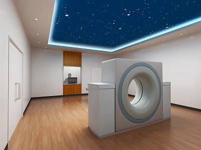 Hospital Room Modern CT Room 3d model