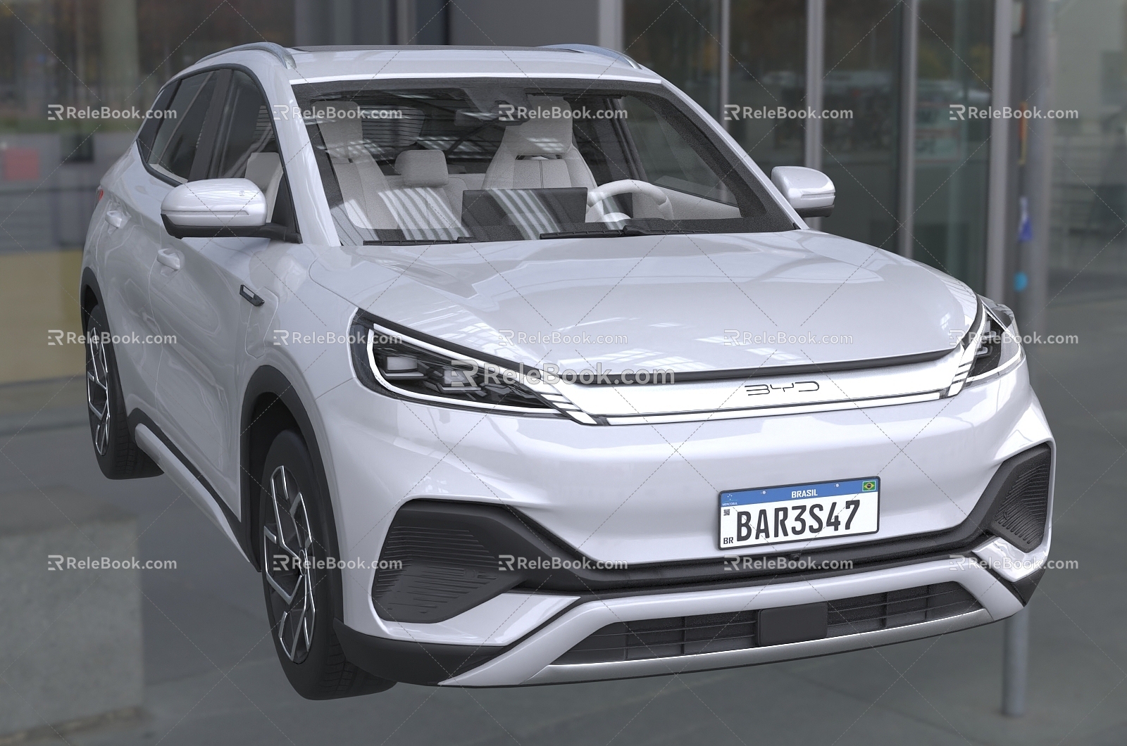 Hyundai 2024 BYD Yuan plus New Energy Car Sedan 3d model