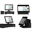 Commercial Cash Register Equipment With Touchscreen Display For Retail Business Multiple Models